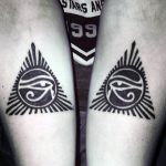 photo of eye tattoo Horus 22.01.2019 №728 - drawing tattoo god Horus Eye - tattoovalue.net