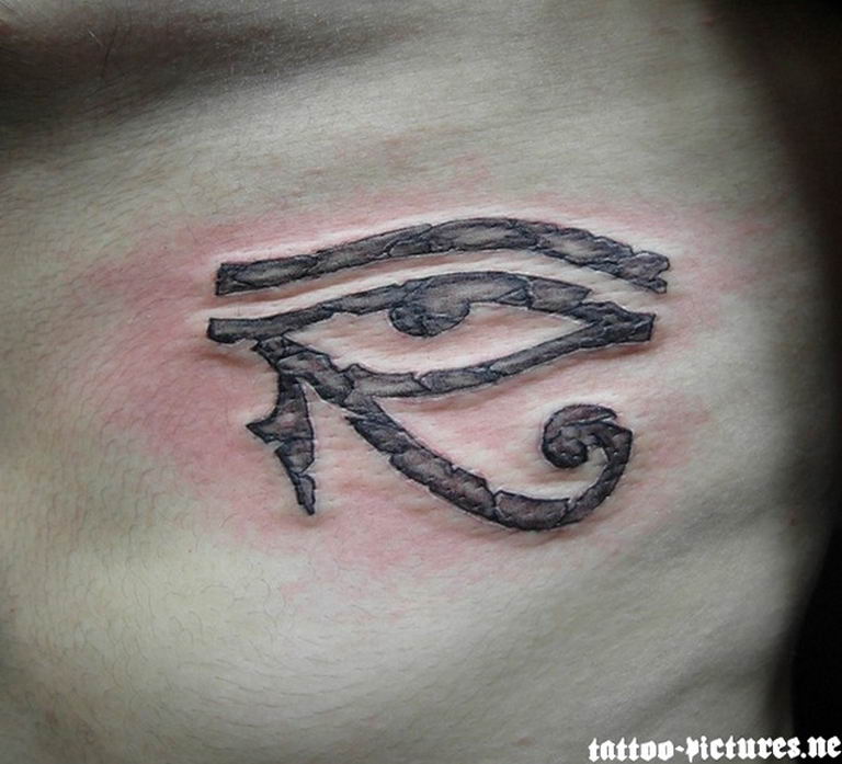 photo of eye tattoo Horus 22.01.2019 №731 - drawing tattoo god Horus Eye - tattoovalue.net