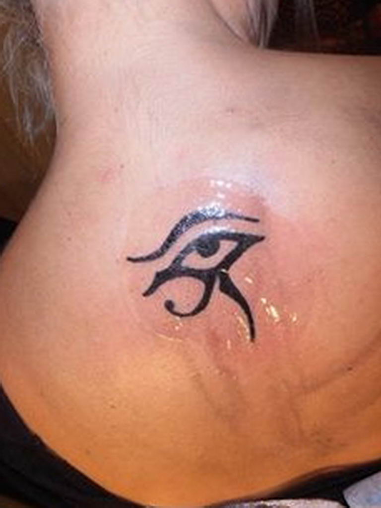 photo of eye tattoo Horus 22.01.2019 №737 - drawing tattoo god Horus Eye - tattoovalue.net