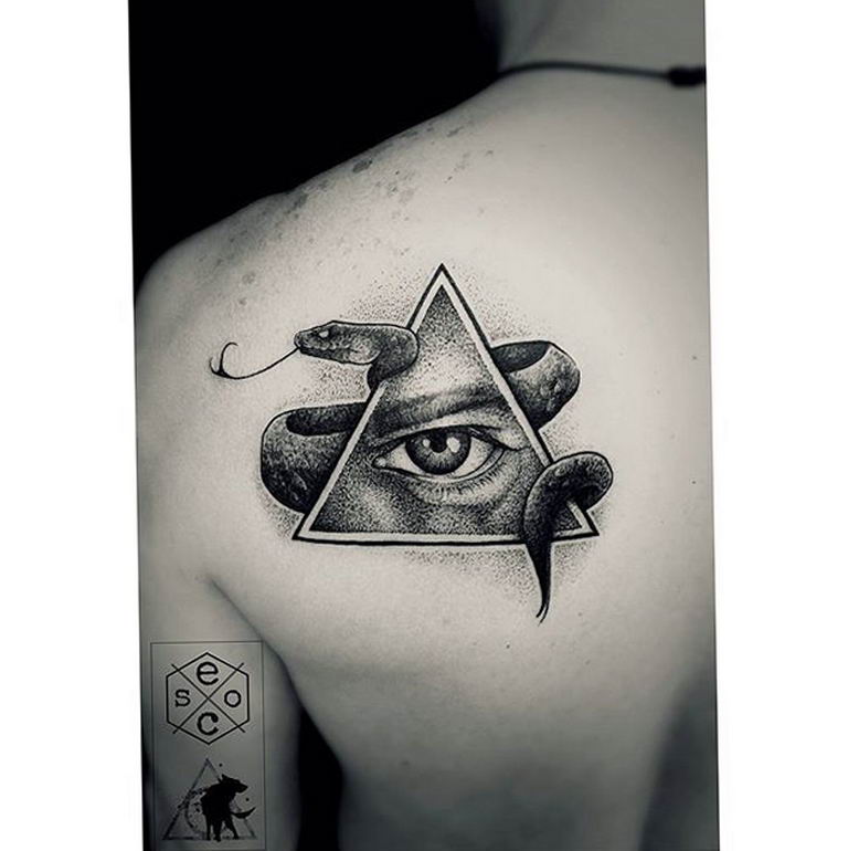 photo of eye tattoo Horus 22.01.2019 №740 - drawing tattoo god Horus Eye - tattoovalue.net