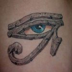 photo of eye tattoo Horus 22.01.2019 №741 - drawing tattoo god Horus Eye - tattoovalue.net