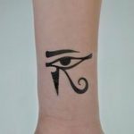 photo of eye tattoo Horus 22.01.2019 №743 - drawing tattoo god Horus Eye - tattoovalue.net