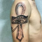 photo of eye tattoo Horus 22.01.2019 №747 - drawing tattoo god Horus Eye - tattoovalue.net