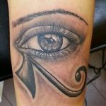 photo of eye tattoo Horus 22.01.2019 №750 - drawing tattoo god Horus Eye - tattoovalue.net
