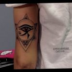 photo of eye tattoo Horus 22.01.2019 №755 - drawing tattoo god Horus Eye - tattoovalue.net