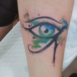 photo of eye tattoo Horus 22.01.2019 №756 - drawing tattoo god Horus Eye - tattoovalue.net