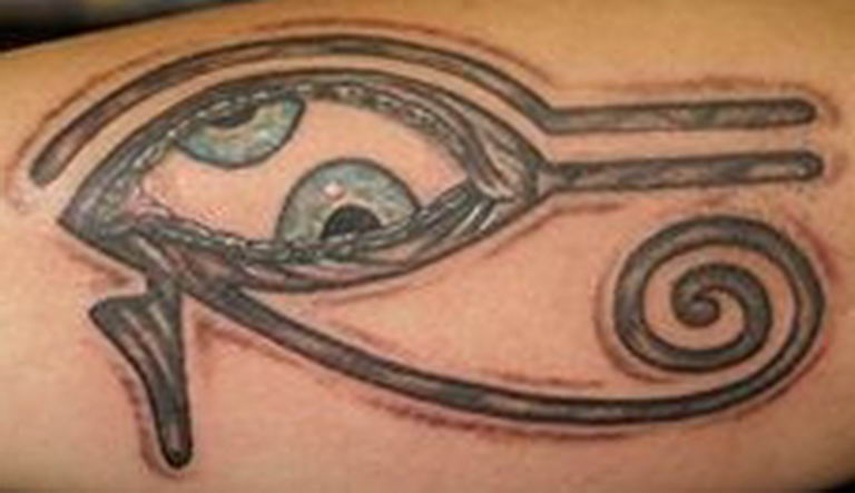 photo of eye tattoo Horus 22.01.2019 №765 - drawing tattoo god Horus Eye - tattoovalue.net