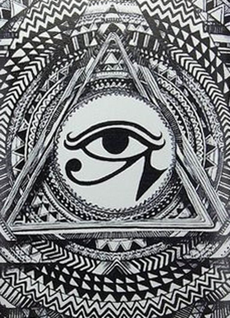 photo of eye tattoo Horus 22.01.2019 №776 - drawing tattoo god Horus Eye - tattoovalue.net