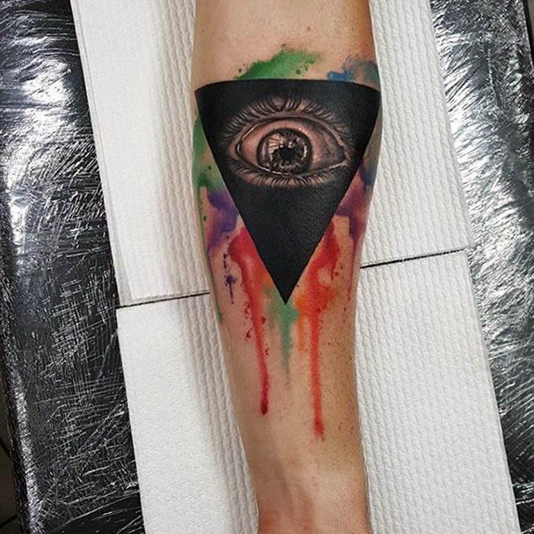 photo of eye tattoo Horus 22.01.2019 №779 - drawing tattoo god Horus Eye - tattoovalue.net