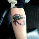 photo of eye tattoo Horus 22.01.2019 №788 - drawing tattoo god Horus Eye - tattoovalue.net