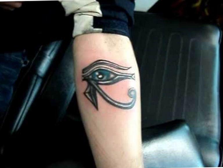 photo of eye tattoo Horus 22.01.2019 №788 - drawing tattoo god Horus Eye - tattoovalue.net