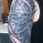 photo of eye tattoo Horus 22.01.2019 №789 - drawing tattoo god Horus Eye - tattoovalue.net