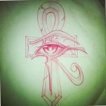 photo of eye tattoo Horus 22.01.2019 №794 - drawing tattoo god Horus Eye - tattoovalue.net