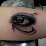 photo of eye tattoo Horus 22.01.2019 №807 - drawing tattoo god Horus Eye - tattoovalue.net