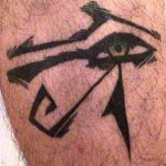 photo of eye tattoo Horus 22.01.2019 №812 - drawing tattoo god Horus Eye - tattoovalue.net