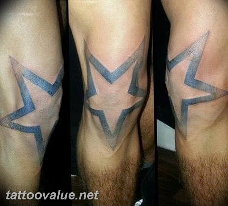 amazing twin compass stars knee tattoo design  a photo on Flickriver