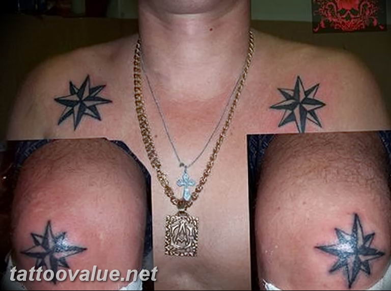 Nautical Star Tattoo On Knee  Tattoo Designs Tattoo Pictures
