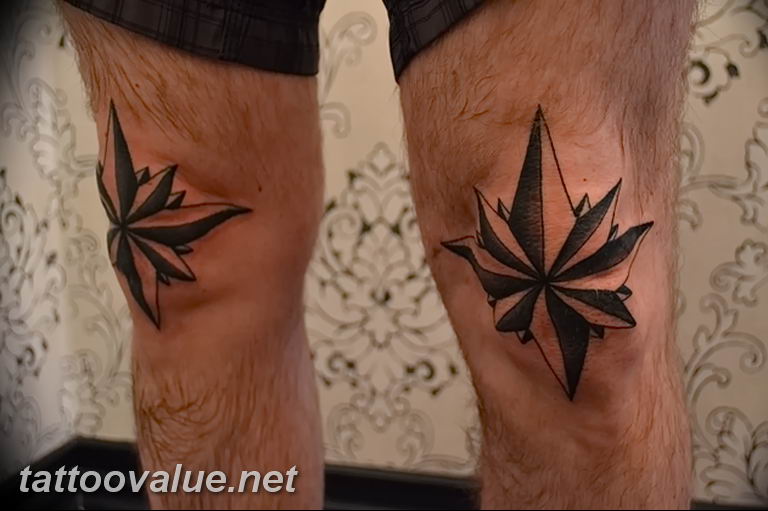 The meaning of star tattoo on knees: history, photo drawings, sketches,  facts