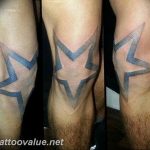 photo star tattoo on his knee 04.01.2019 №005 - photo tattoo ideas - tattoovalue.net