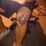 photo star tattoo on his knee 04.01.2019 №020 - photo tattoo ideas - tattoovalue.net