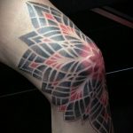 photo star tattoo on his knee 04.01.2019 №029 - photo tattoo ideas - tattoovalue.net