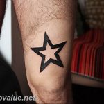 photo star tattoo on his knee 04.01.2019 №047 - photo tattoo ideas - tattoovalue.net