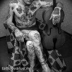 photo star tattoo on his knee 04.01.2019 №051 - photo tattoo ideas - tattoovalue.net