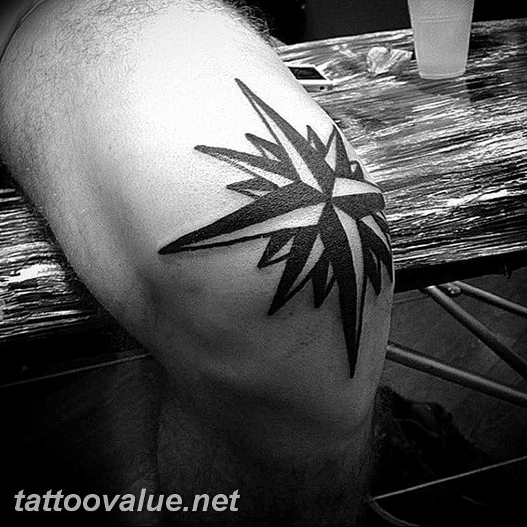 photo star tattoo on his knee 04.01.2019 №063 - photo tattoo ideas - tattoovalue.net