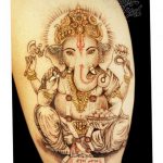 photo tattoo Ganesh 27.01.2019 №081 - example of tattoo Ganesh - tattoovalue.net