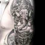 photo tattoo Ganesh 27.01.2019 №006 - example of tattoo Ganesh - tattoovalue.net