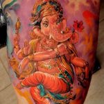 photo tattoo Ganesh 27.01.2019 №029 - example of tattoo Ganesh - tattoovalue.net