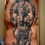 photo tattoo Ganesh 27.01.2019 №040 - example of tattoo Ganesh - tattoovalue.net