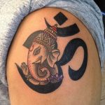 photo tattoo Ganesh 27.01.2019 №043 - example of tattoo Ganesh - tattoovalue.net