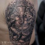 photo tattoo Ganesh 27.01.2019 №060 - example of tattoo Ganesh - tattoovalue.net