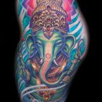 photo tattoo Ganesh 27.01.2019 №064 - example of tattoo Ganesh - tattoovalue.net