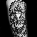 photo tattoo Ganesh 27.01.2019 №066 - example of tattoo Ganesh - tattoovalue.net