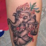 photo tattoo Ganesh 27.01.2019 №074 - example of tattoo Ganesh - tattoovalue.net