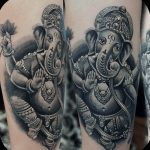 photo tattoo Ganesh 27.01.2019 №079 - example of tattoo Ganesh - tattoovalue.net