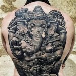 photo tattoo Ganesh 27.01.2019 №084 - example of tattoo Ganesh - tattoovalue.net