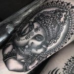 photo tattoo Ganesh 27.01.2019 №098 - example of tattoo Ganesh - tattoovalue.net