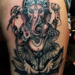 photo tattoo Ganesh 27.01.2019 №104 - example of tattoo Ganesh - tattoovalue.net