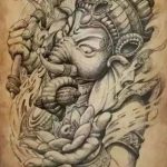 photo tattoo Ganesh 27.01.2019 №137 - example of tattoo Ganesh - tattoovalue.net