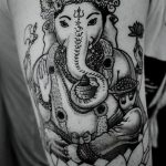 photo tattoo Ganesh 27.01.2019 №175 - example of tattoo Ganesh - tattoovalue.net