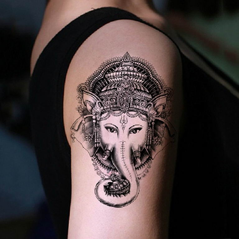 photo tattoo Ganesh 27.01.2019 №195 - example of tattoo Ganesh - tattoovalue.net