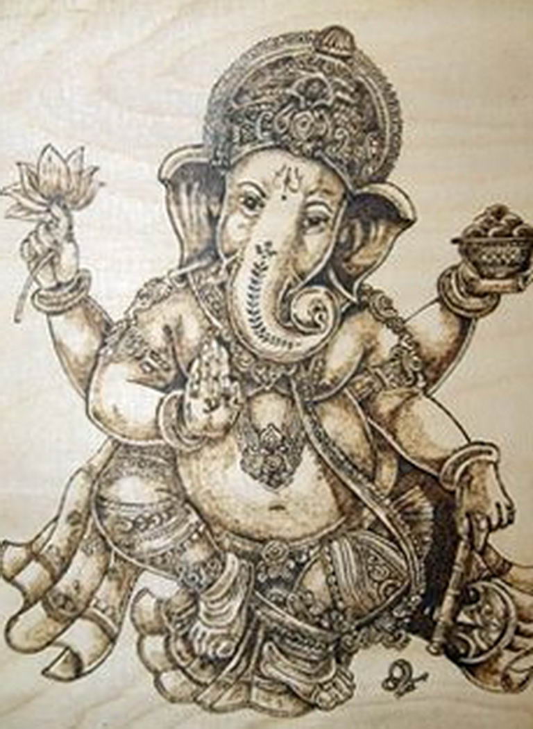 photo tattoo Ganesh 27.01.2019 №207 - example of tattoo Ganesh - tattoovalue.net