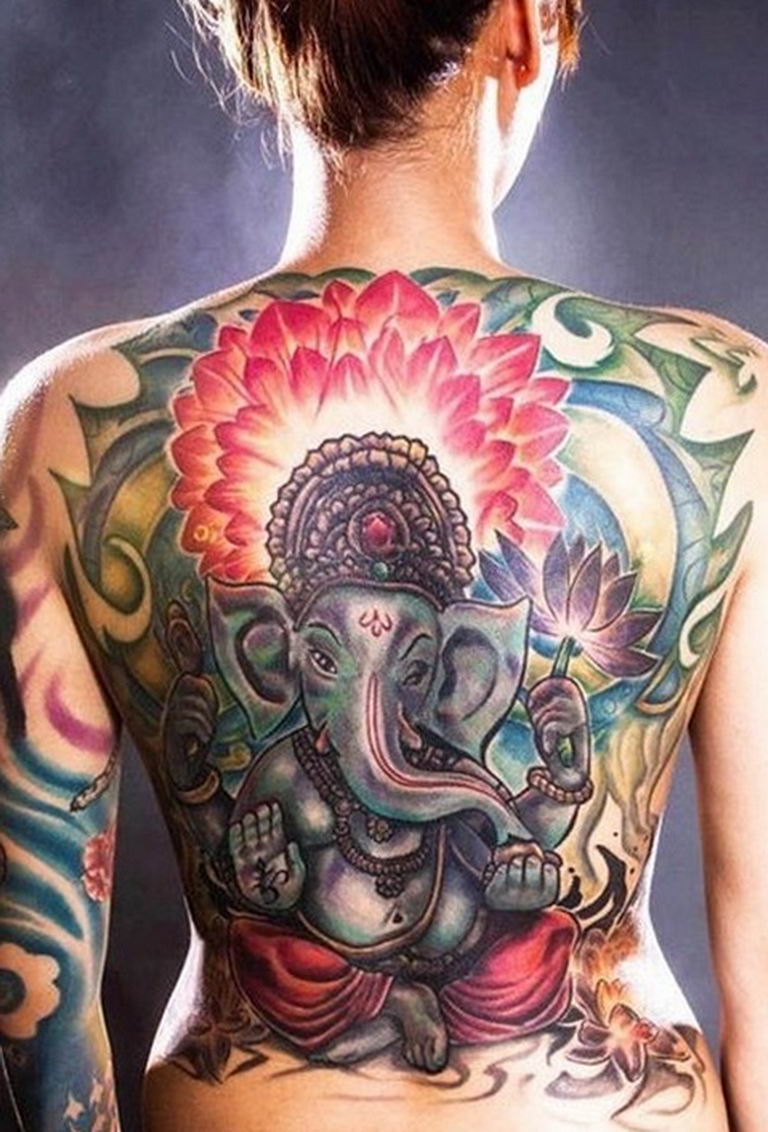 photo tattoo Ganesh 27.01.2019 №211 - example of tattoo Ganesh - tattoovalue.net
