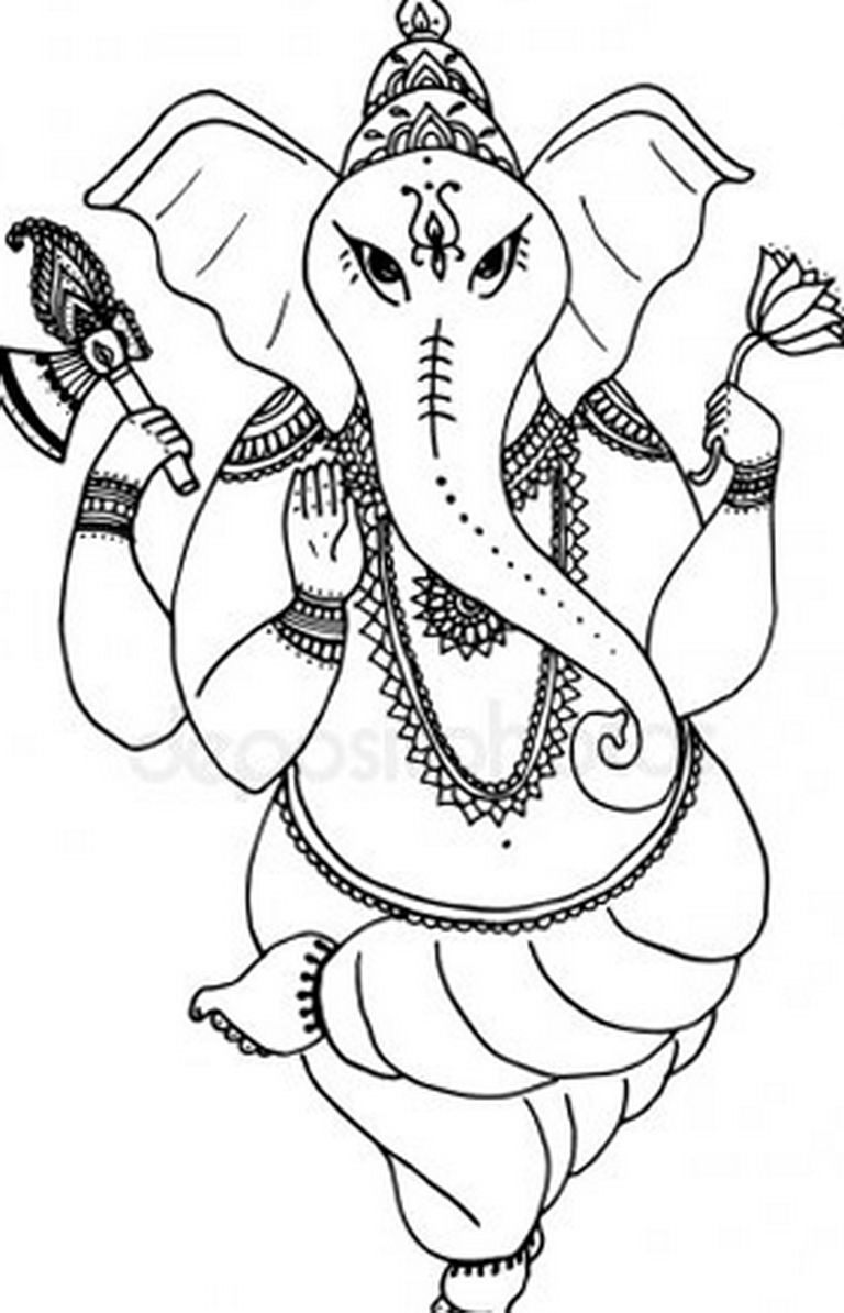 photo tattoo Ganesh 27.01.2019 №219 - example of tattoo Ganesh - tattoovalue.net