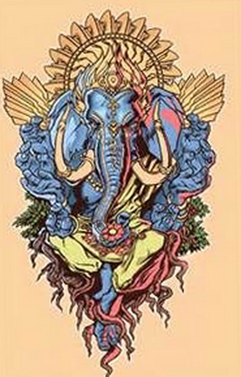 photo tattoo Ganesh 27.01.2019 №237 - example of tattoo Ganesh - tattoovalue.net