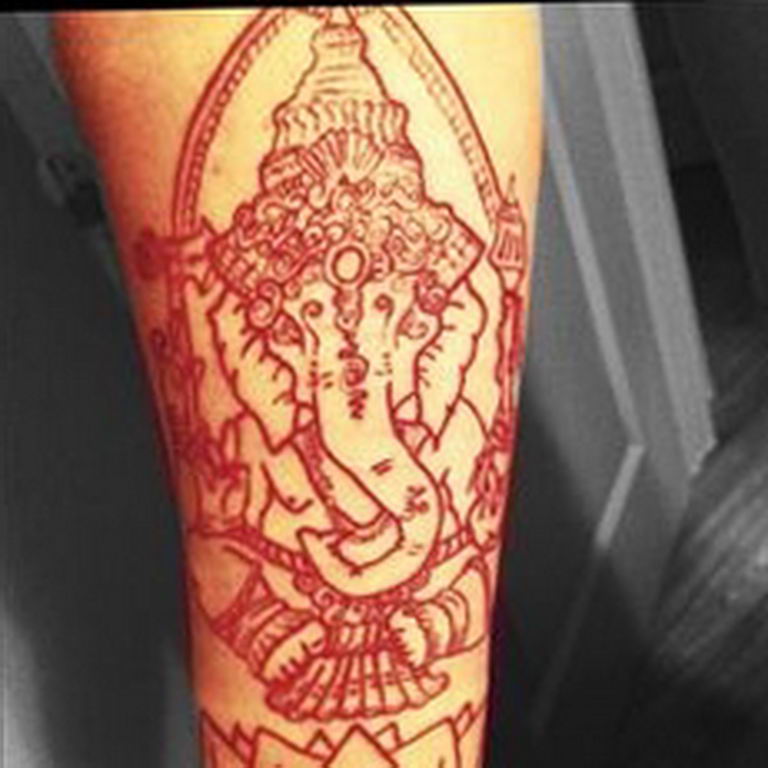 photo tattoo Ganesh 27.01.2019 №238 - example of tattoo Ganesh - tattoovalue.net