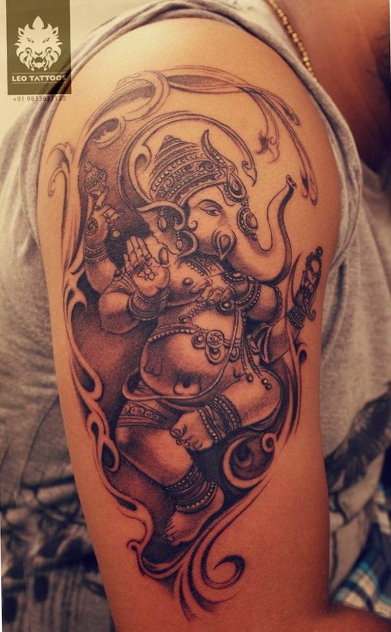 photo tattoo Ganesh 27.01.2019 №257 - example of tattoo Ganesh - tattoovalue.net